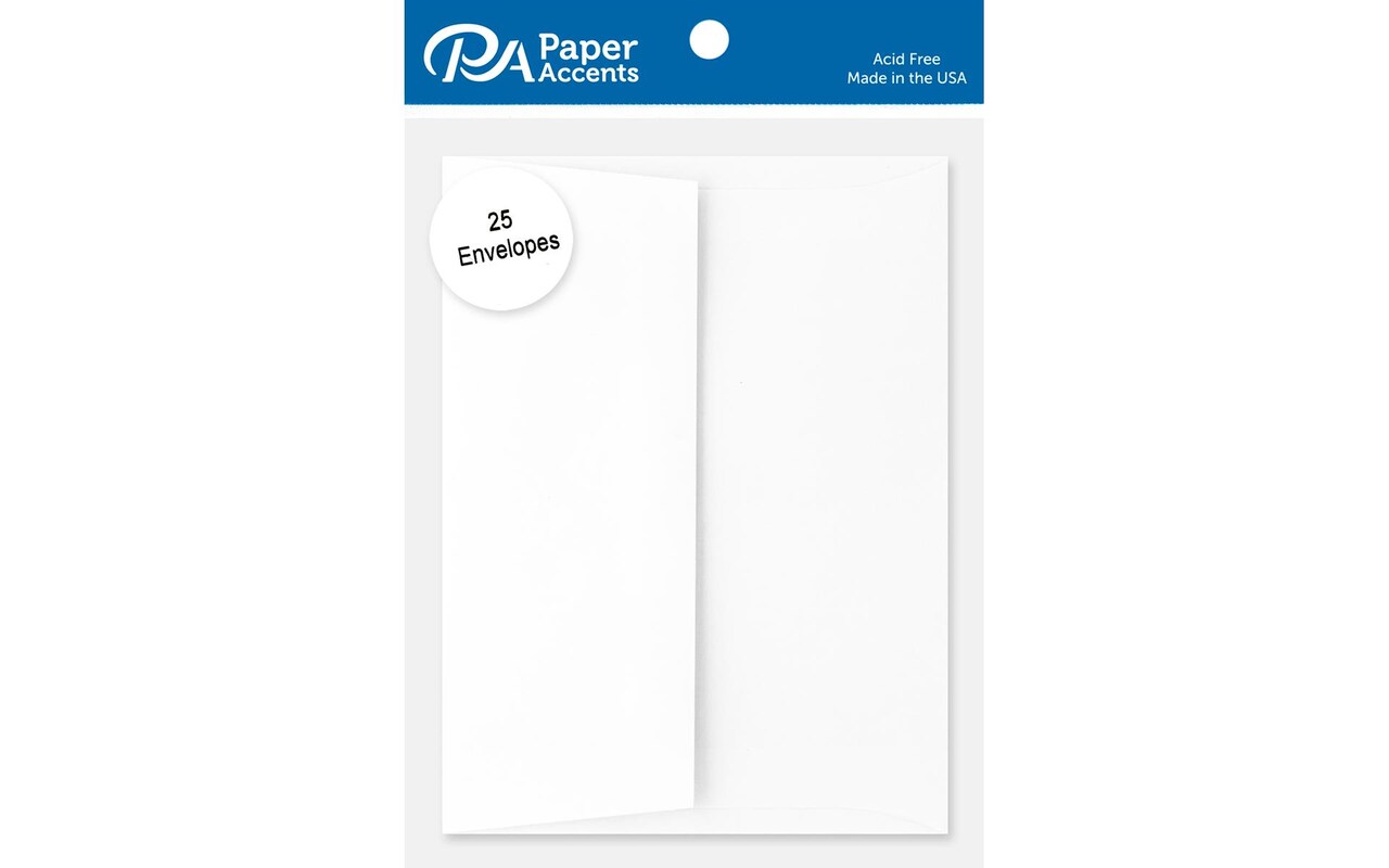 Envelope 4.38x5.75 25pc White